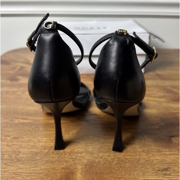 GUESS Women's Yael Ankle Strap Dress Heels Black Size 8 - Picture 4 of 9